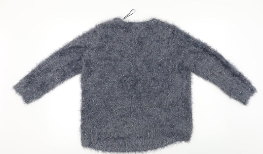 Marks and Spencer Womens Grey Pullover Jumper Size 12