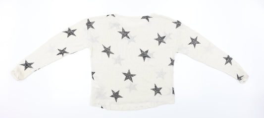 H&M Girls Beige Pullover Jumper Size 14 Years
