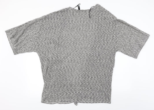H&M Womens Grey Cardigan Jumper Size M