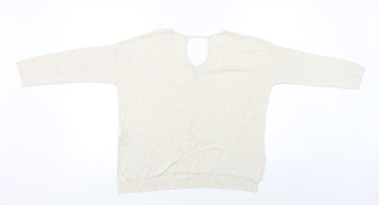 Marks and Spencer Womens Beige Pullover Jumper Size 12