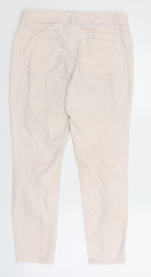 d.jeans Womens Pink Skinny Jeans Size 8 L25 in