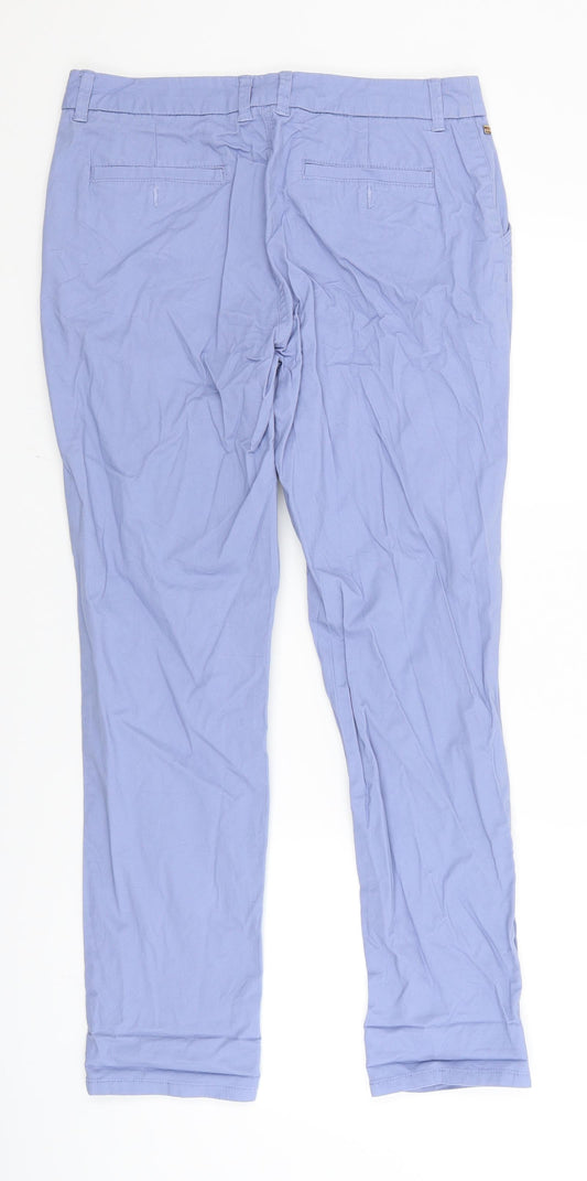 Maine Womens Blue Capri Trousers Size 10 L27 in