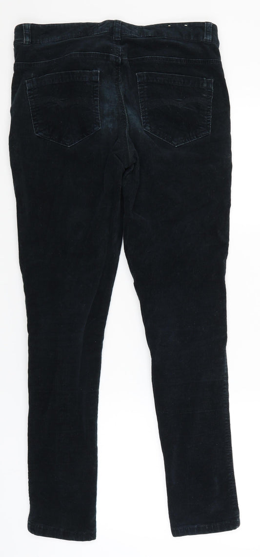 New Look Womens Blue Trousers Size 10 L28.5 in
