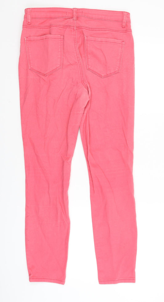 FOREVER 21 Womens Pink Skinny Jeans Size 8 L26 in