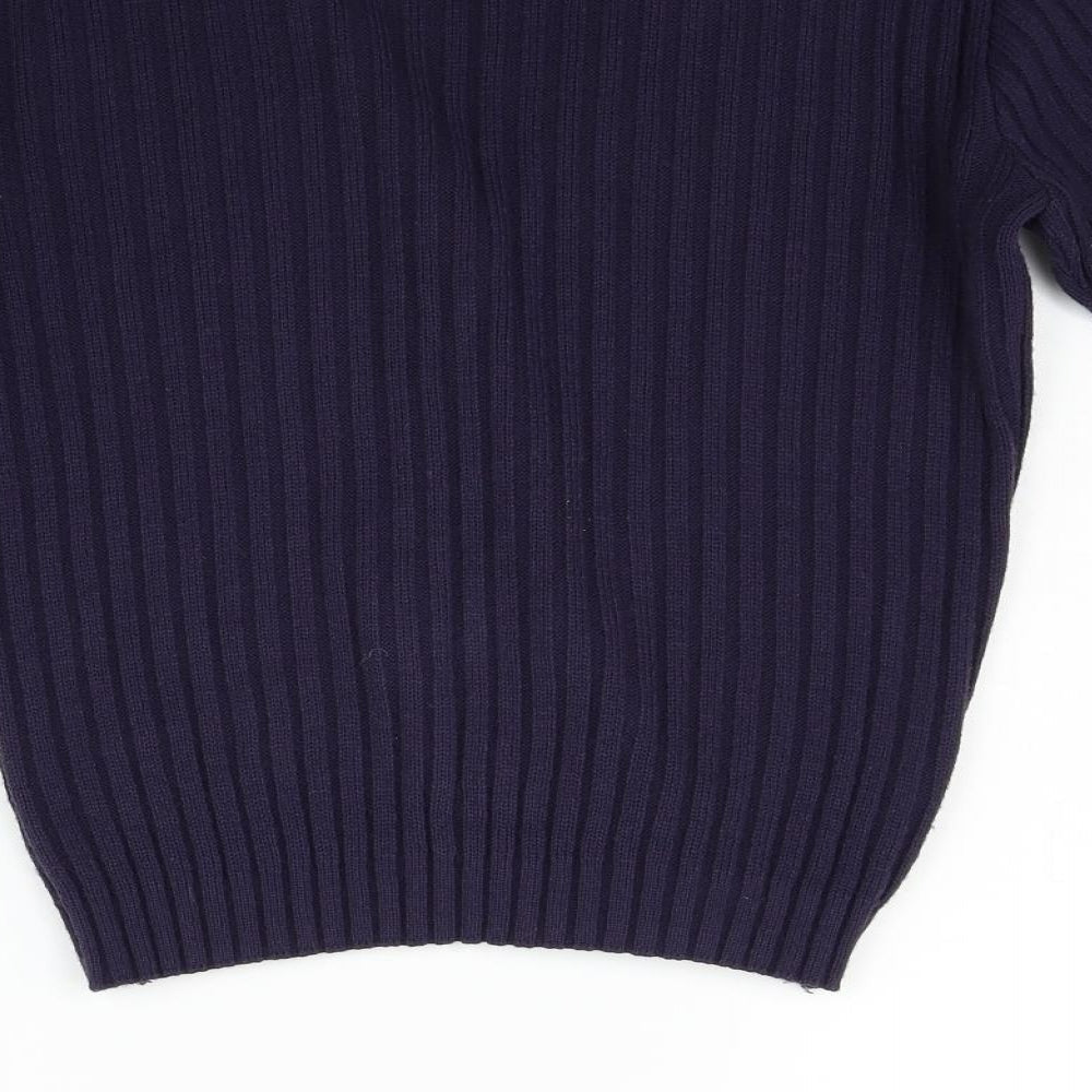 Yessica Womens Blue Cardigan Jumper Size 14