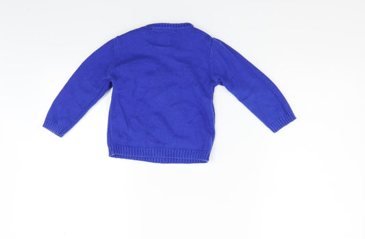 NEXT Boys Blue Pullover Jumper Size 2 Years - randeer