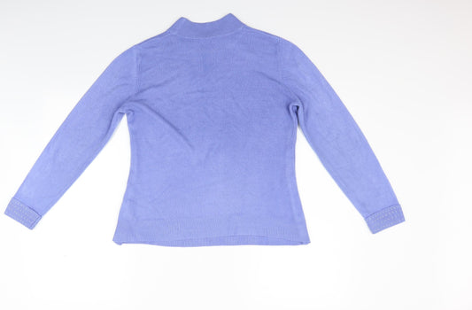 BHS Womens Blue Pullover Jumper Size 10