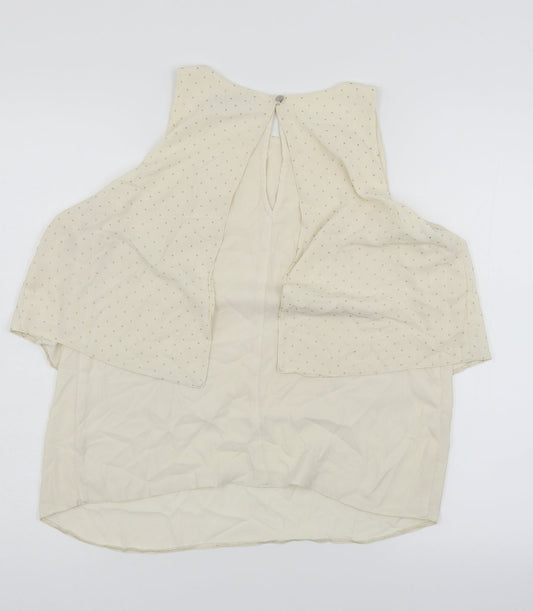 NEXT Womens Ivory Basic Blouse Size 10