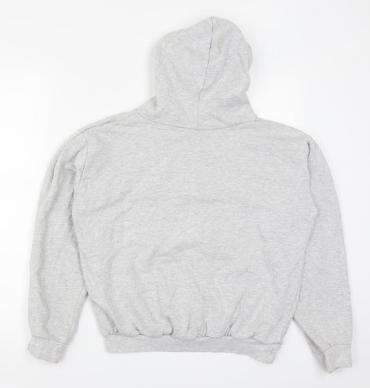 Preworn Womens Grey Pullover Hoodie Size M - I Love Cambrils