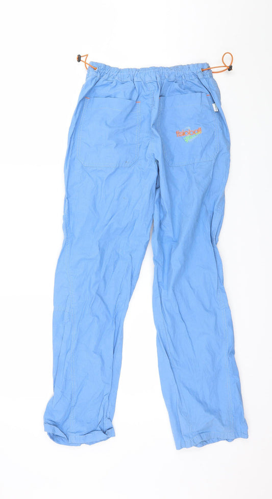 Fisobail Womens Blue Trousers Size 28 in L26 in