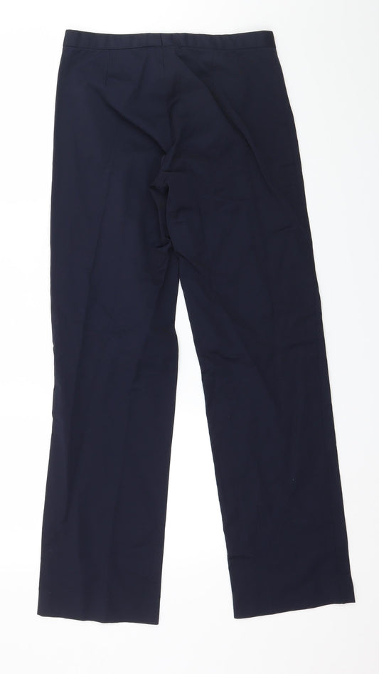 Pants Womens Blue Trousers Size 8 L29 in