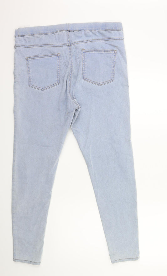 Preworn Womens Blue Denim Jegging Jeans Size 36 in L28 in