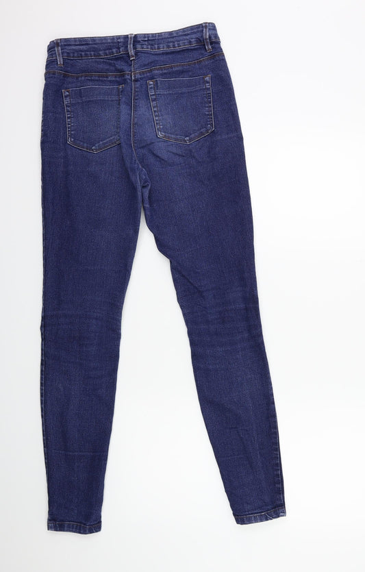 Papaya Womens Blue Denim Skinny Jeans Size 8 L30 in