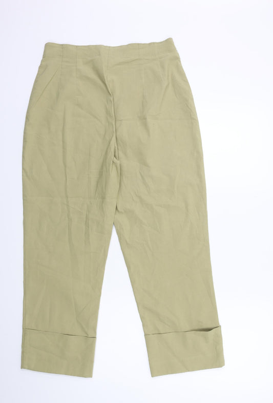 No Problem Womens Beige Trousers Size XL L26 in