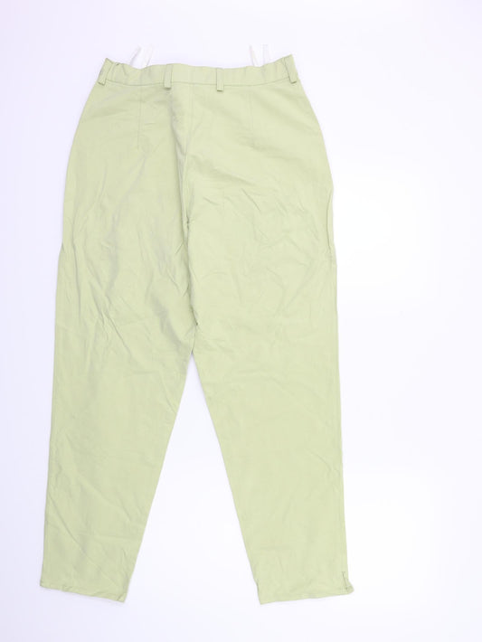 Zaffiri Womens Green Trousers Size 16 L27 in