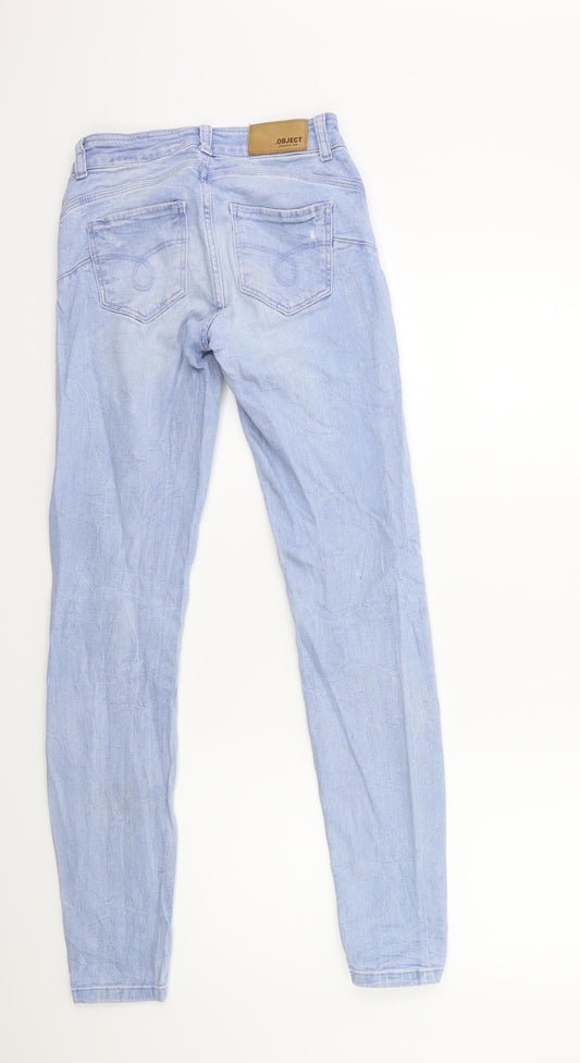 Object Womens Blue Denim Skinny Jeans Size 26 in L30 in