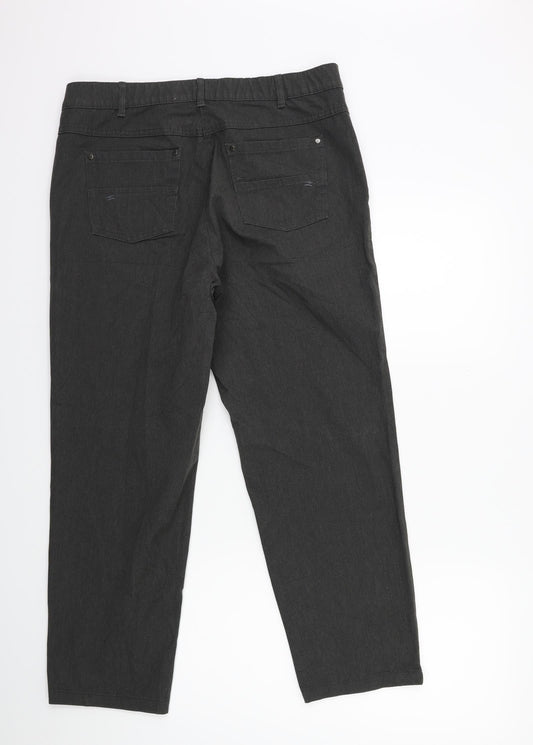 ZERRES Womens Brown Trousers Size 16 L27 in