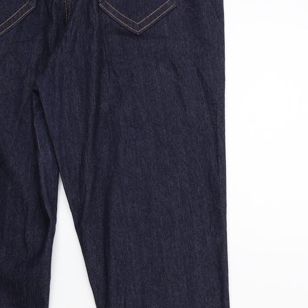 Janina Denim Womens Blue Denim Flared Jeans Size 12 L30 in