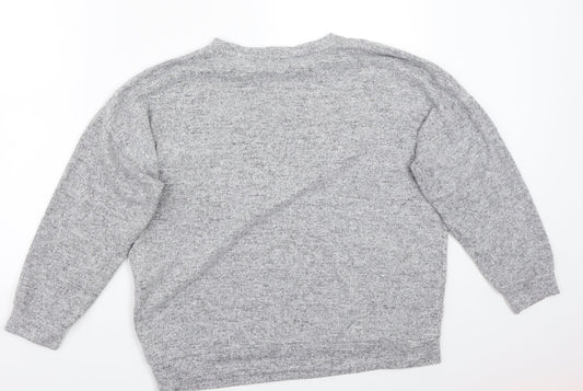 Dorothy Perkins Womens Grey Pullover Jumper Size 14