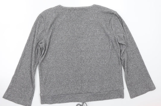Jeff&co Womens Grey Pullover Jumper Size 14