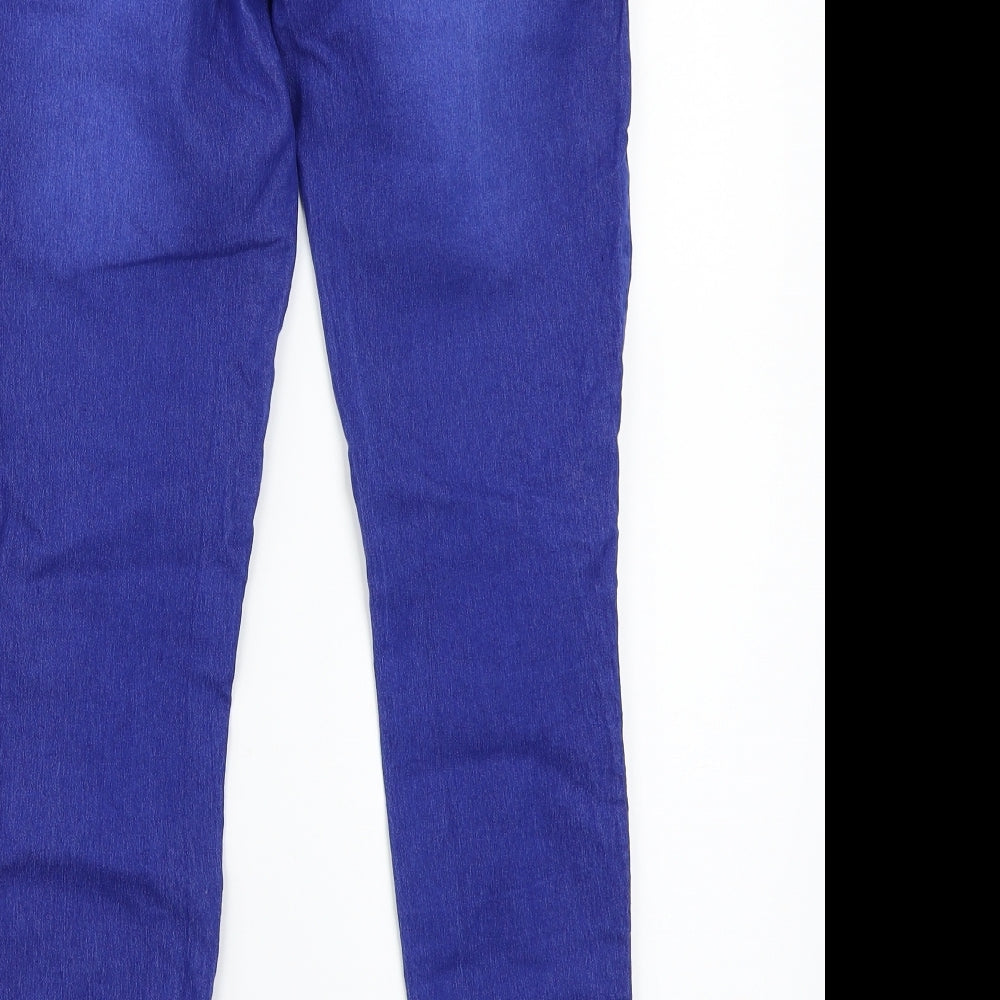 Denim & Co. Womens Blue Mom Jeans Size 8 L25 in