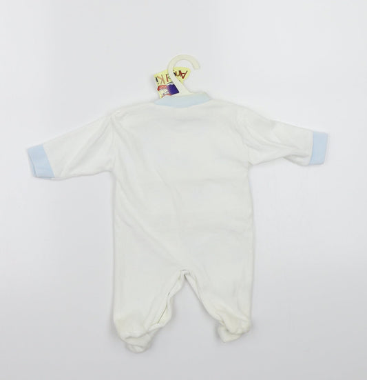 Angel Kids Girls White Babygrow One-Piece Size 6-9 Months