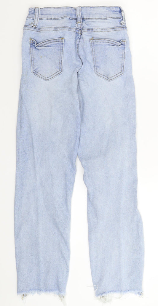 Girl Vivi Womens Blue Denim Skinny Jeans Size 26 in L25 in