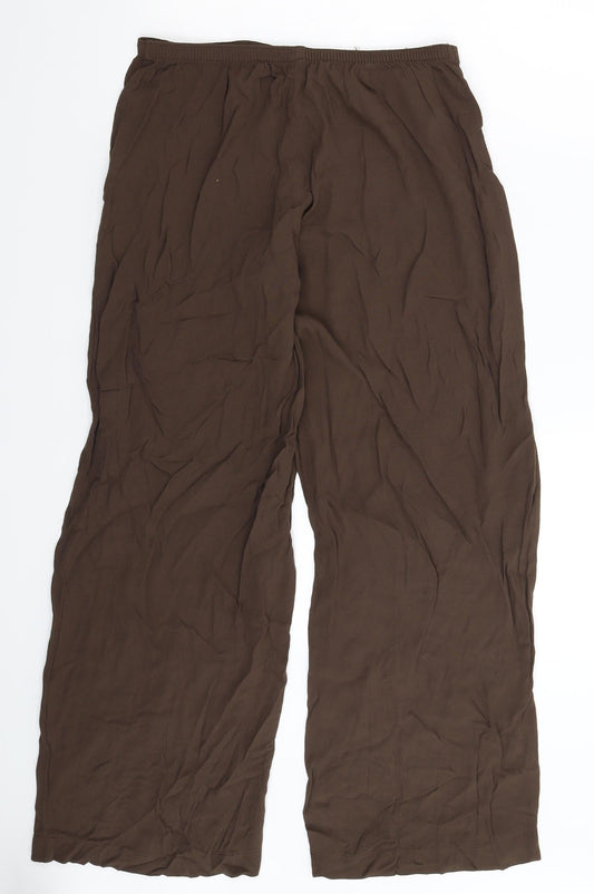 Marks and Spencer Womens Grey Trousers Size 12 L28 in