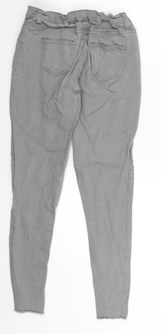 Denim & Co. Girls Grey Denim Skinny Jeans Size 12-13 Years