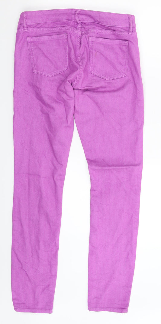 Gap Womens Purple Denim Skinny Jeans Size 26 in L32 in