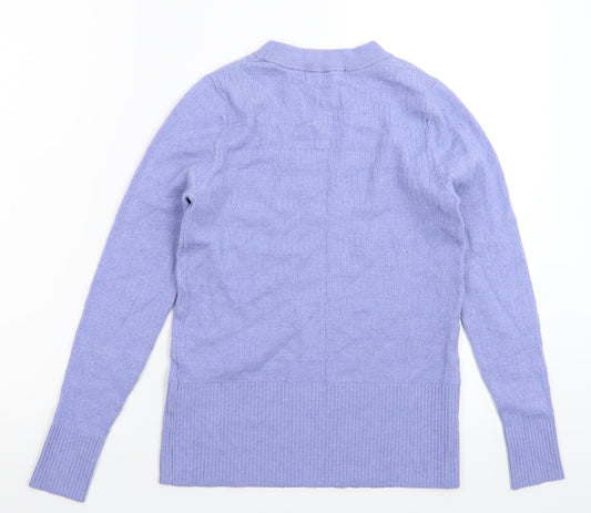 Marks and Spencer Womens Blue Knit Pullover Jumper Size 10