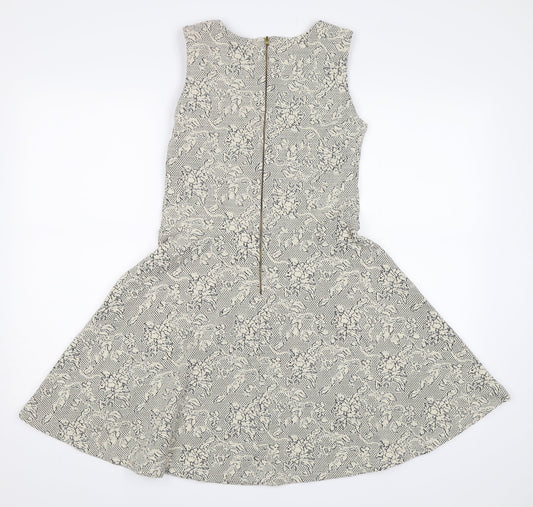 Nuon Womens White A-Line Size M