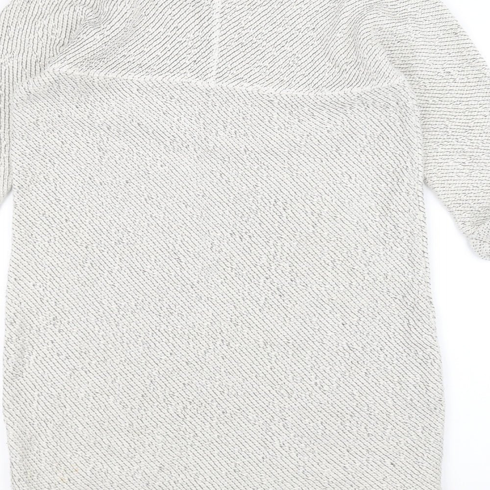 Dorothy Perkins Womens White Pullover Jumper Size 8