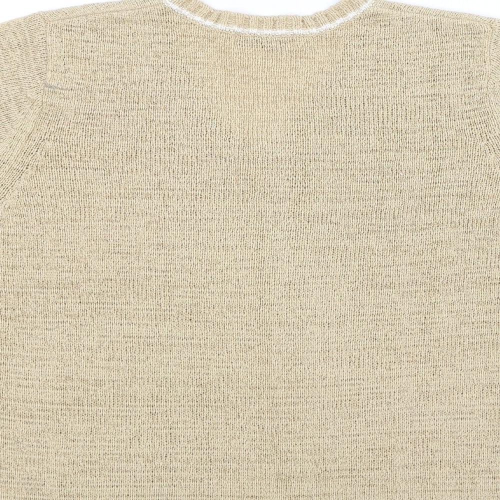 Bonmarché Womens Brown Knit Pullover Jumper Size M