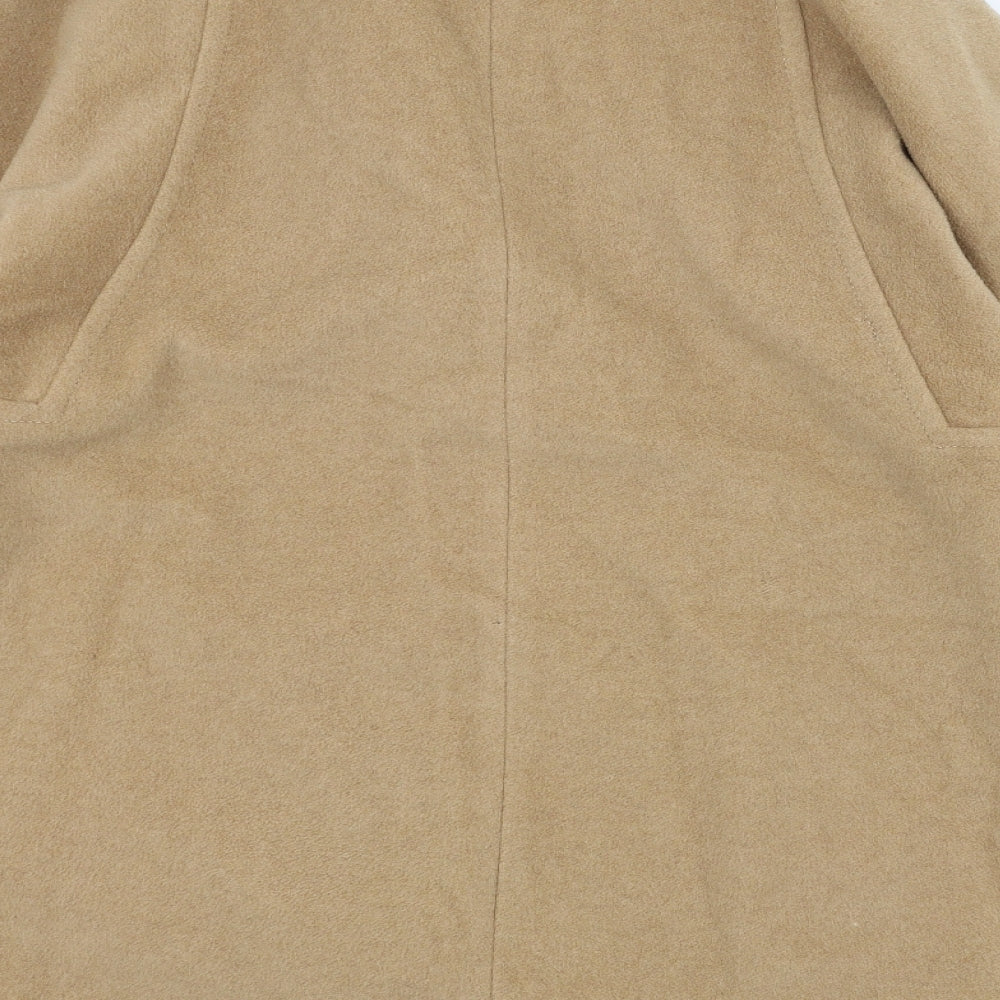Julius Womens Brown Overcoat Coat Size 16