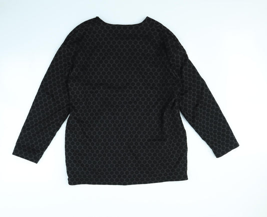 H&M Womens Black Polka Dot Jacket Size M