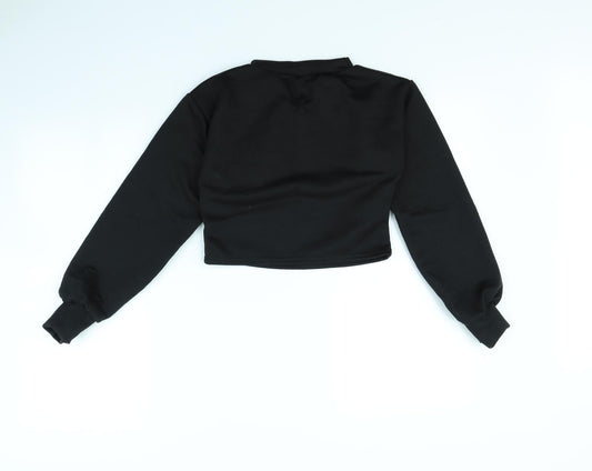 pretty little thing Womens Black Pullover Jumper Size 2