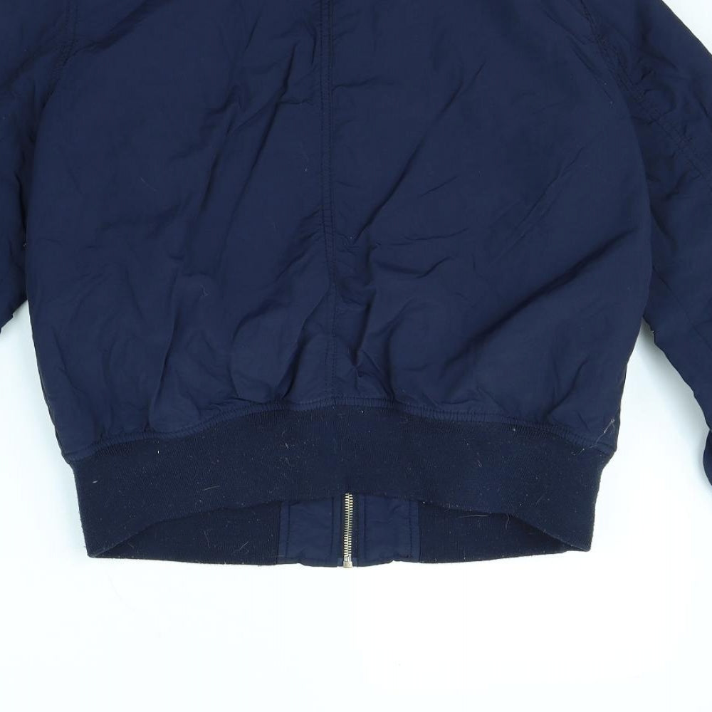 Atmosphere Womens Blue Rain Coat Coat Size 12
