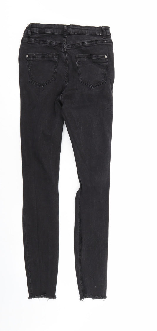 Sinner Womens Black Denim Skinny Jeans Size 10 L29 in