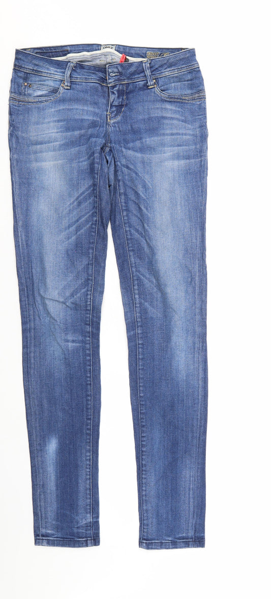 Only Mens Blue Denim Skinny Jeans Size 29 L34 in