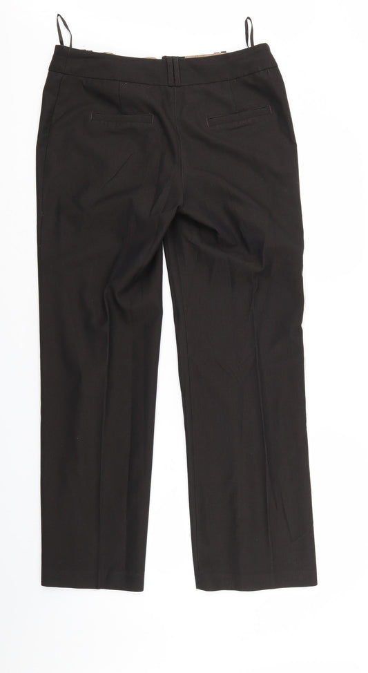 NEXT Womens Brown Striped Trousers Size 34 in L30 in
