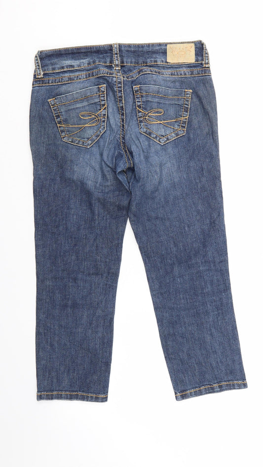 CDC Womens Blue Denim Cropped Jeans Size 30 in L23 in