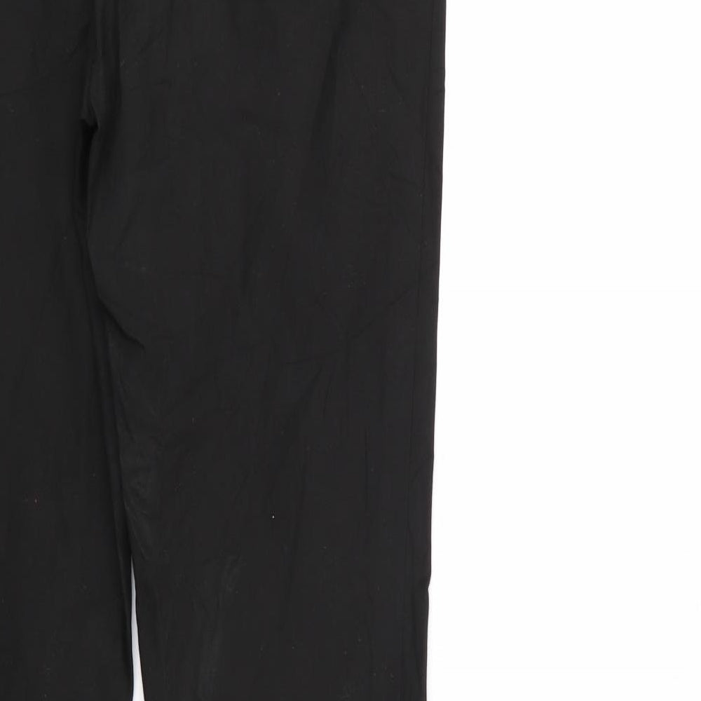 Preworn Womens Black Trousers Size 30 in L30 in