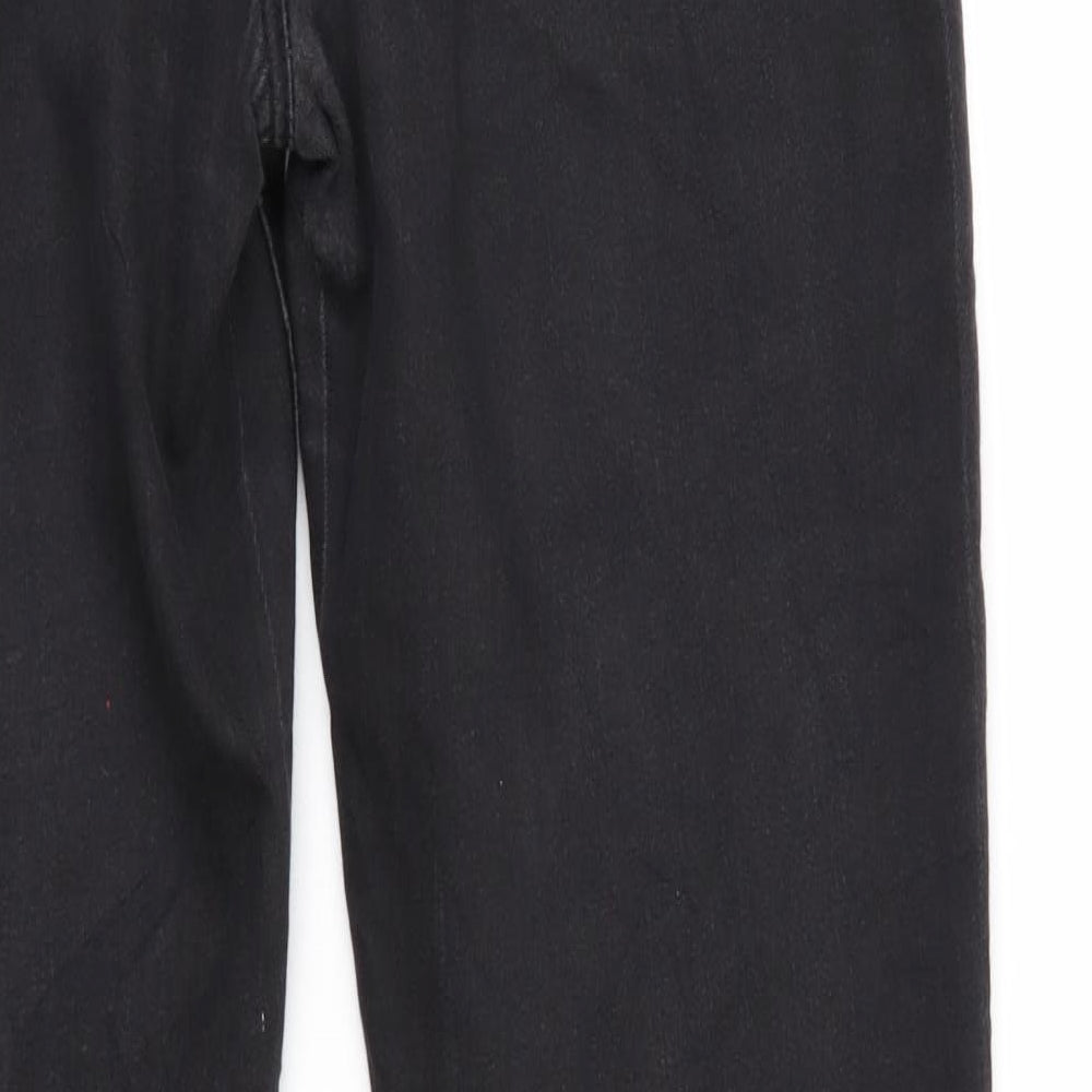 Amisu Womens Black Denim Skinny Jeans Size 30 in L29 in