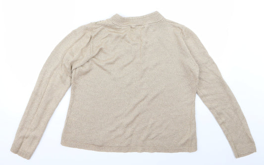 Preworn Womens Clear Pullover Jumper Size M