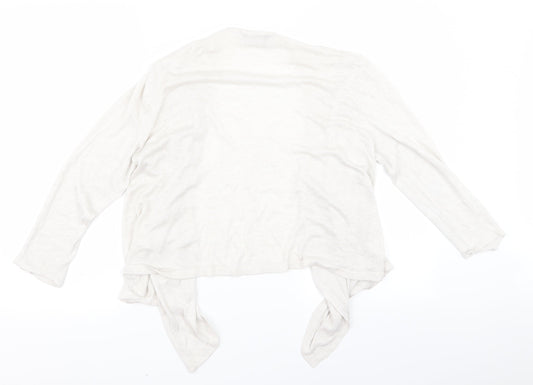 Dorothy Perkins Womens Beige Cardigan Jumper Size 12