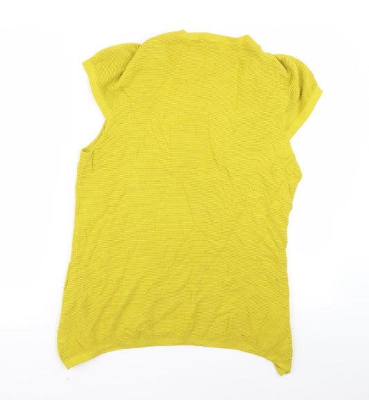 planet Womens Yellow Vest Jumper Size XL