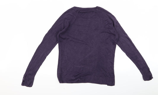 m*s Womens Purple Pullover Jumper Size 8