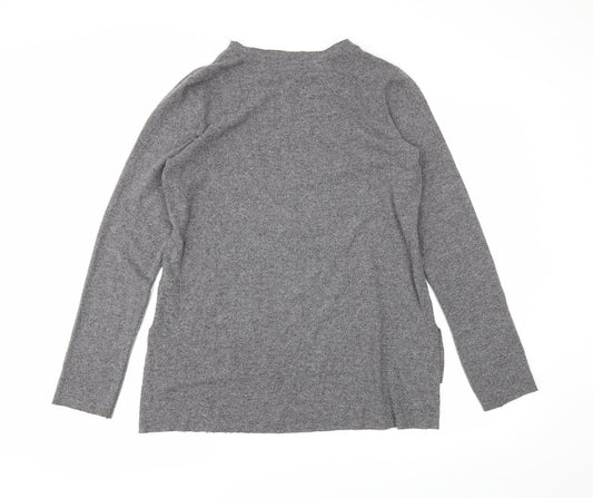 Topshop Womens Grey Tunic Jumper Size 10
