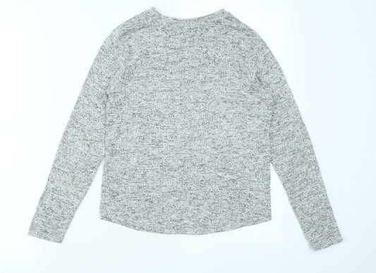 Primark Girls Grey Basic T-Shirt Size 9-10 Years